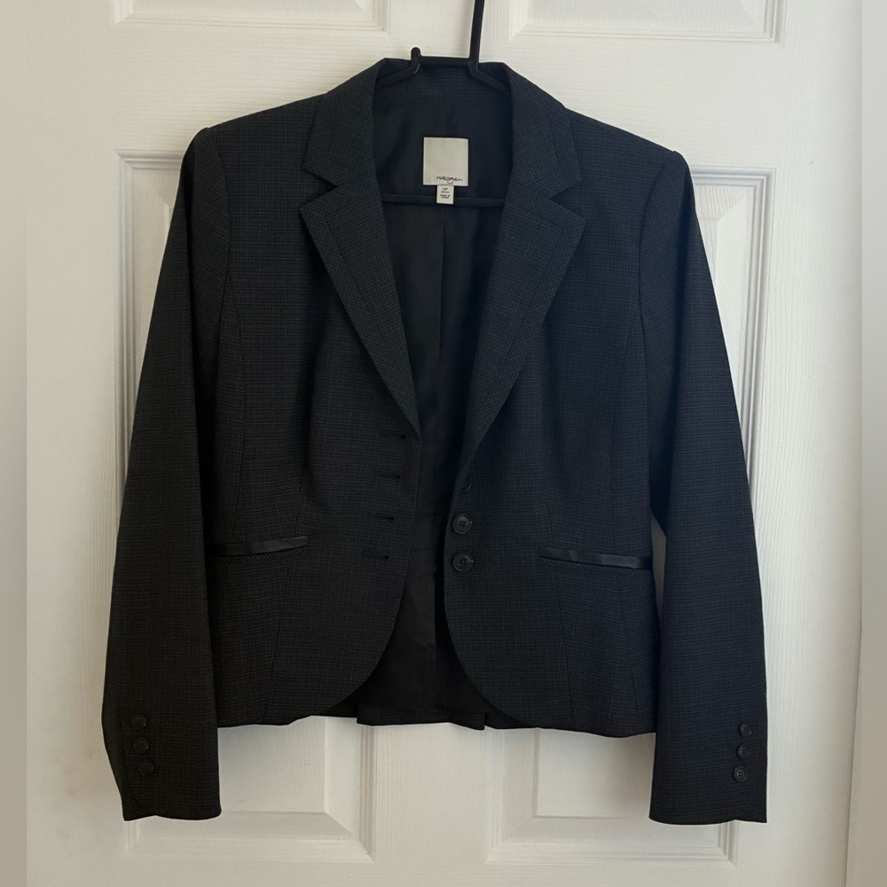 HALOGEN dark grey blazer